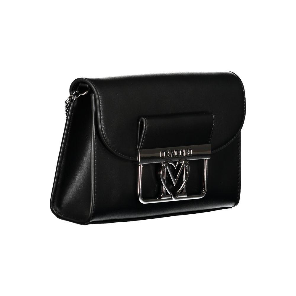 Love Moschino Black Polyethylene Handbag black-polyethylene-handbag-70