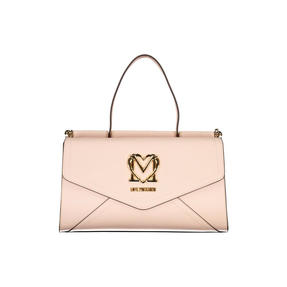 Love Moschino Pink Polyethylene Handbag pink-polyethylene-handbag-20