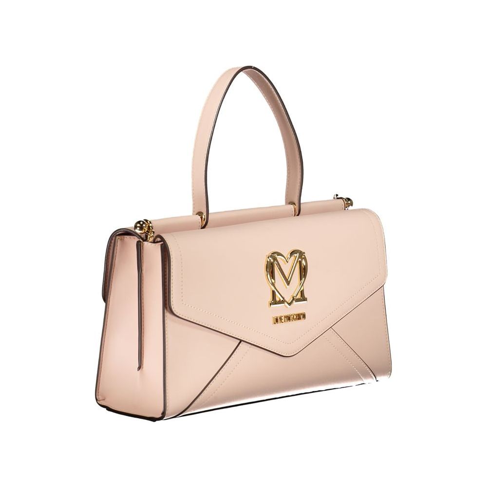 Love Moschino Pink Polyethylene Handbag pink-polyethylene-handbag-20
