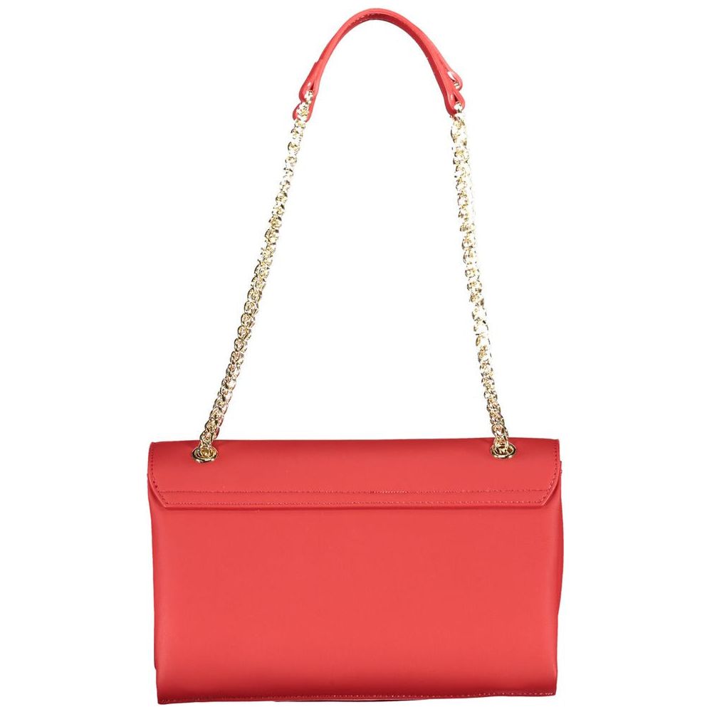 Love Moschino Red Polyethylene Handbag red-polyethylene-handbag-2