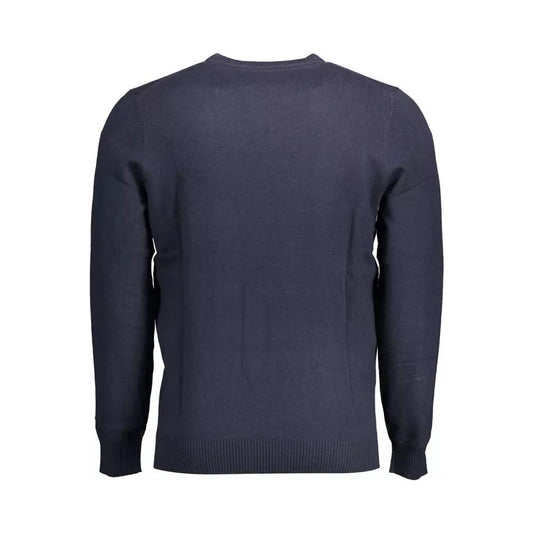 Lyle & Scott | Chic Blue Round Neck Sweater| McRichard Designer Brands   