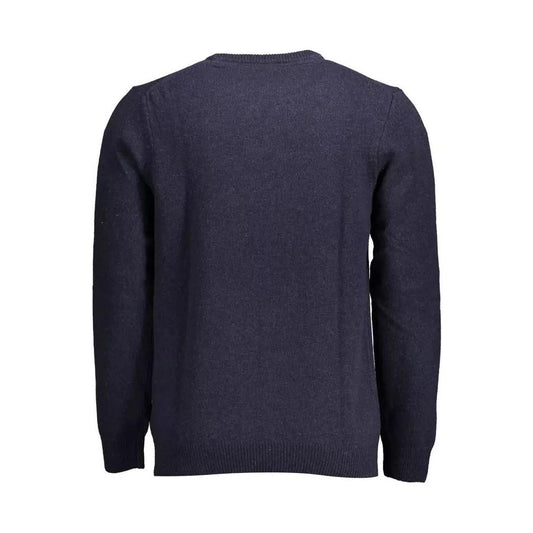 Lyle & Scott | Classic Blue Wool Blend Sweater| McRichard Designer Brands   