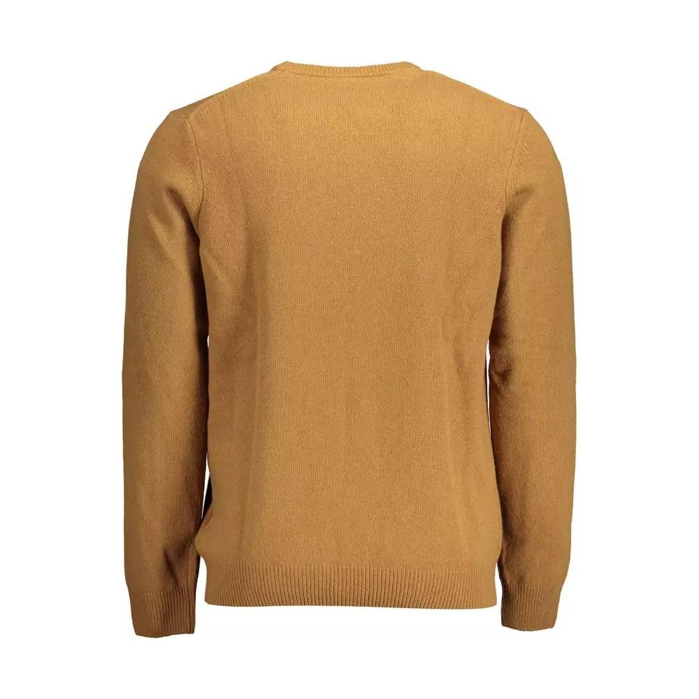 Lyle & Scott Classic Wool Blend Brown Sweater classic-wool-blend-brown-sweater