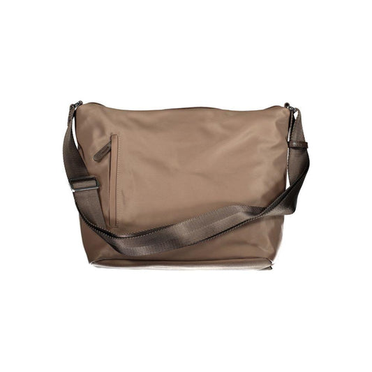 Mandarina Duck | Brown Nylon Handbag| McRichard Designer Brands   