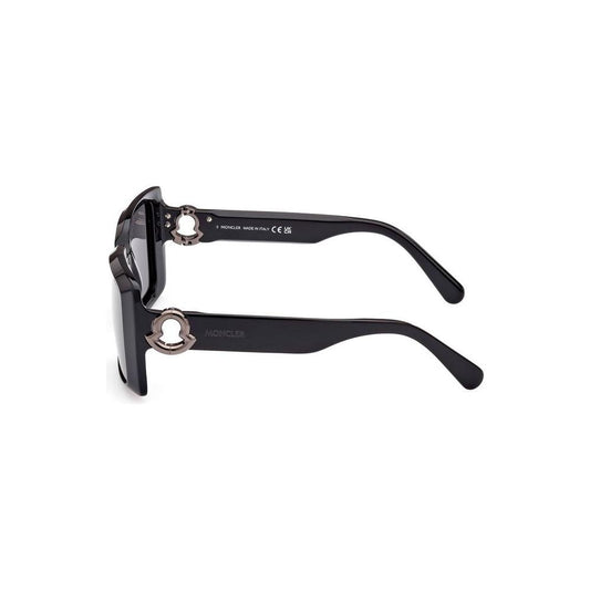 Moncler | Chic Rectangular Black Lens Sunglasses| McRichard Designer Brands   