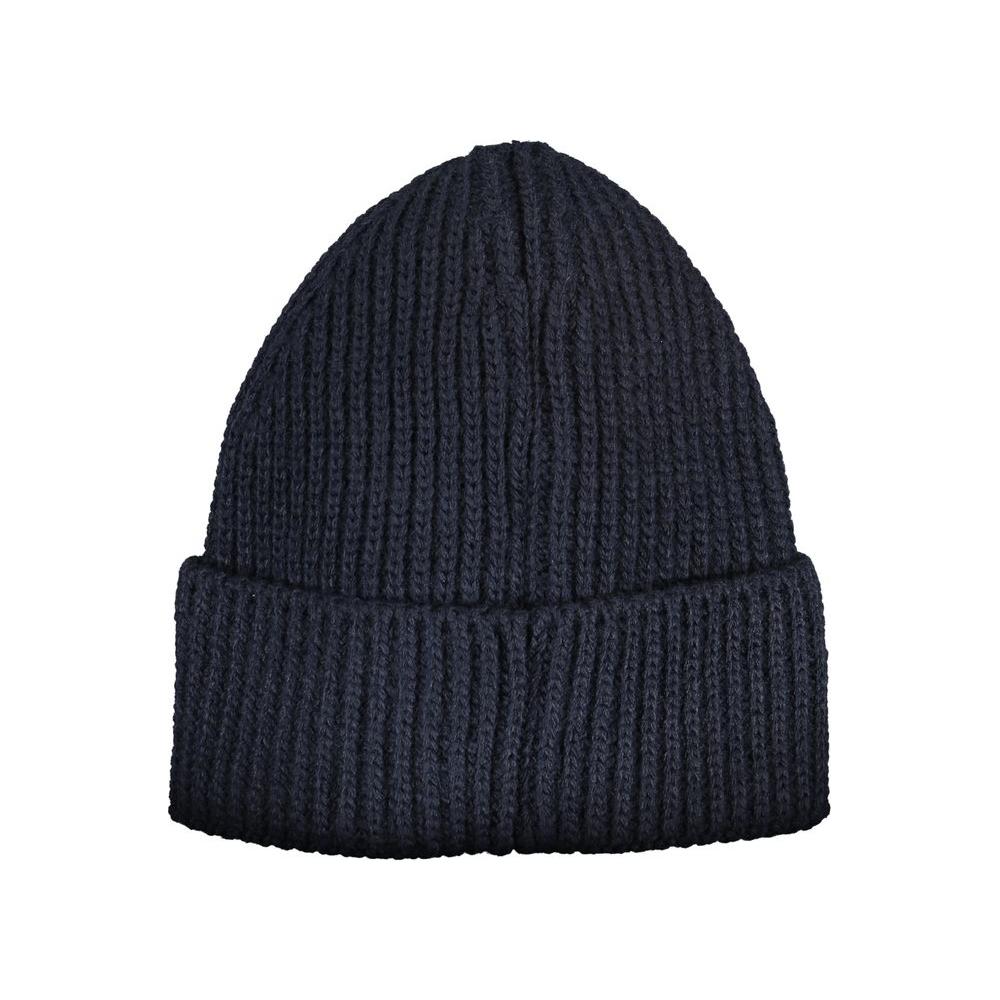 Napapijri Blue Acrylic Hats & Cap blue-acrylic-hats-cap-1