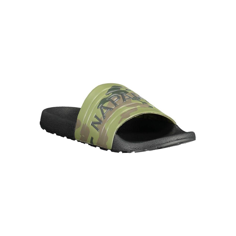 Napapijri Green Polyester Sandal green-polyester-sandal