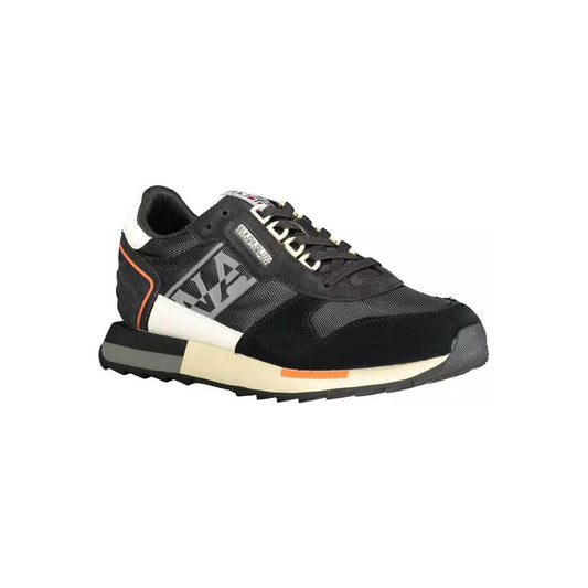 NapapijriChic Black Sports Sneakers with Contrasting DetailsMcRichard Designer Brands£159.00