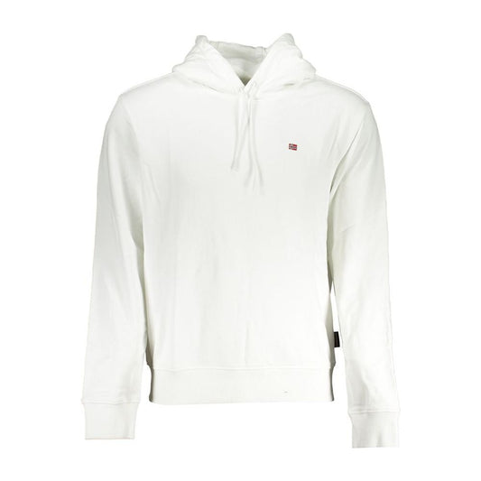 Napapijri | White Cotton Sweater| McRichard Designer Brands   