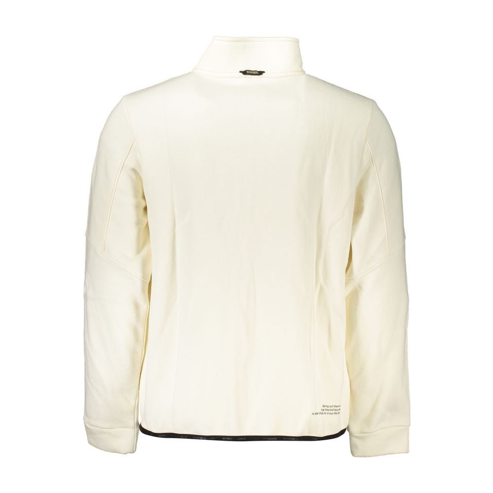 Napapijri Elegant Fleece Zip Sweatshirt with Contrast Details elegant-fleece-zip-sweatshirt-with-contrast-details