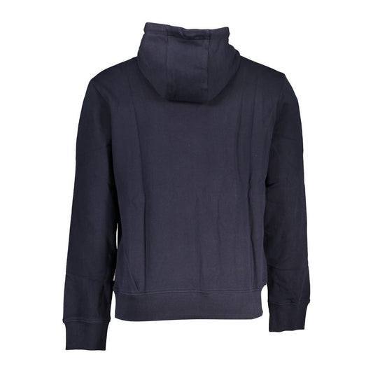 NapapijriChic Blue Hooded Cotton Sweater for MenMcRichard Designer Brands£109.00