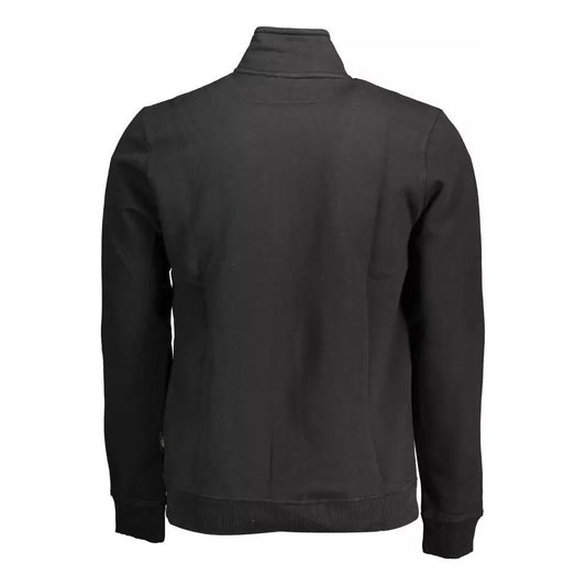 Napapijri | Black Cotton Sweater| McRichard Designer Brands   