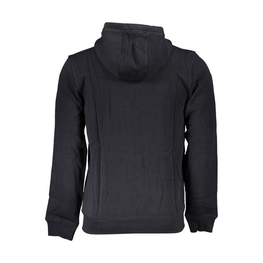 Napapijri Elegant Fleece Hooded Sweatshirt in Black elegant-fleece-hooded-sweatshirt-in-black