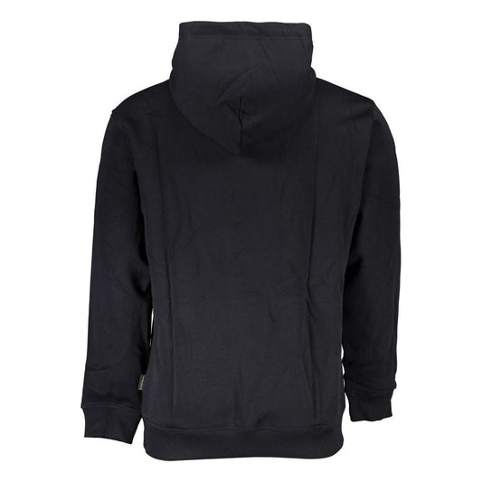 Napapijri Chic Black Hooded Fleece Sweatshirt chic-black-hooded-fleece-sweatshirt