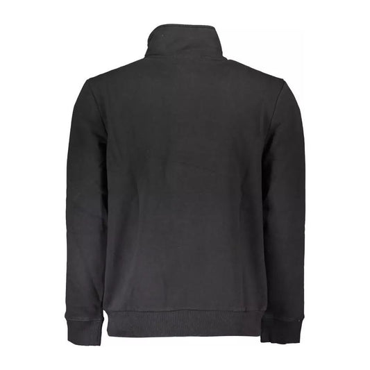 Napapijri Chic Fleece Sweatshirt with Embroidery Detail black-cotton-sweater-111