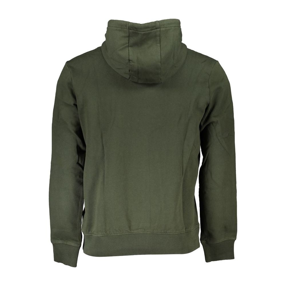 Napapijri Chic Green Fleece Hooded Sweatshirt - Regular Fit chic-green-fleece-hooded-sweatshirt-regular-fit