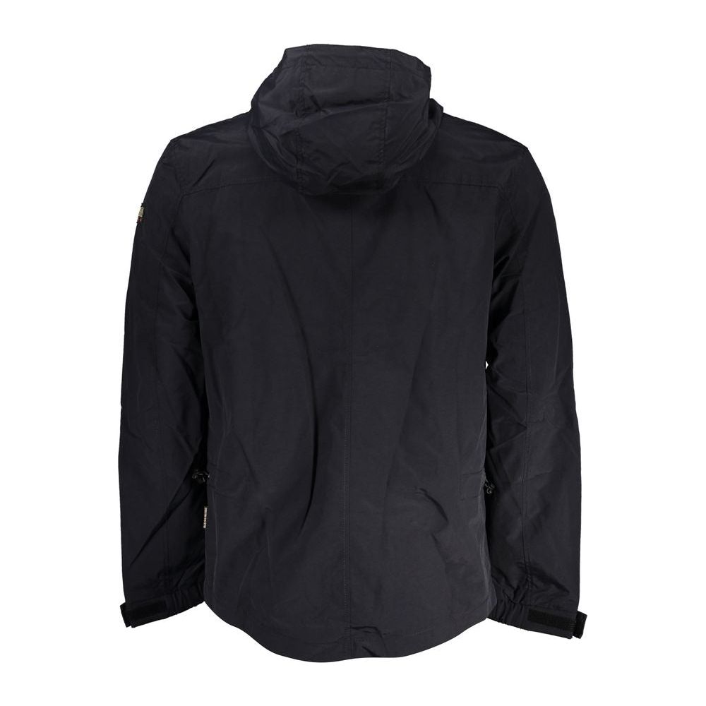 Napapijri Sporty Waterproof Hooded Jacket with Contrast Details sporty-waterproof-hooded-jacket-with-contrast-details