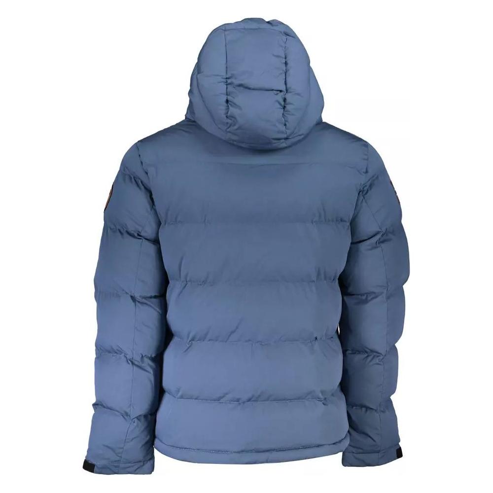 Napapijri | Blue Polyester Jacket| McRichard Designer Brands   
