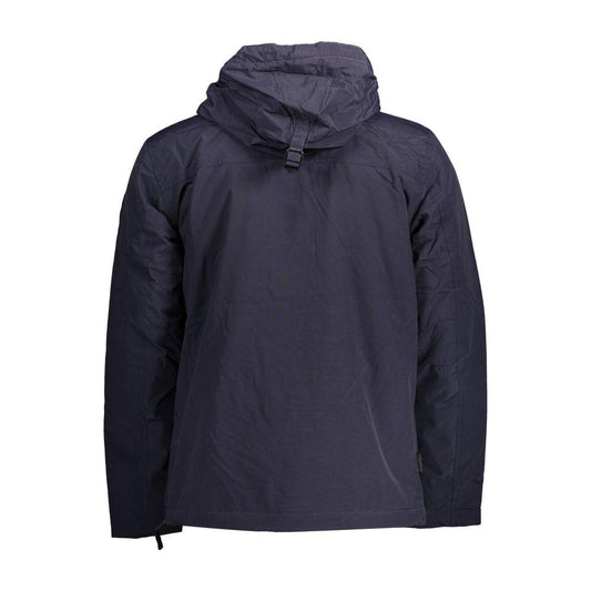 Eco-Conscious Rainforest Jacket in Blue
