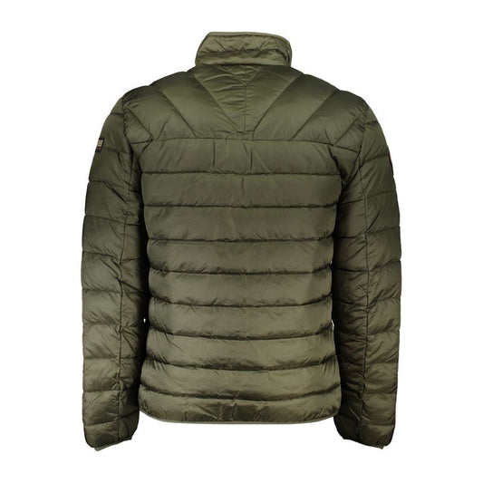 Napapijri Chic Green Polyamide Long Sleeve Jacket chic-green-polyamide-long-sleeve-jacket