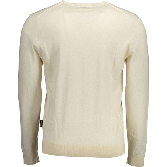 Napapijri | Beige Cotton Shirt| McRichard Designer Brands   
