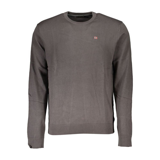 Napapijri | Gray Cotton Shirt| McRichard Designer Brands   