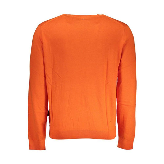 Napapijri | Pink Long Sleeve Crew Neck Cotton Sweater| McRichard Designer Brands   