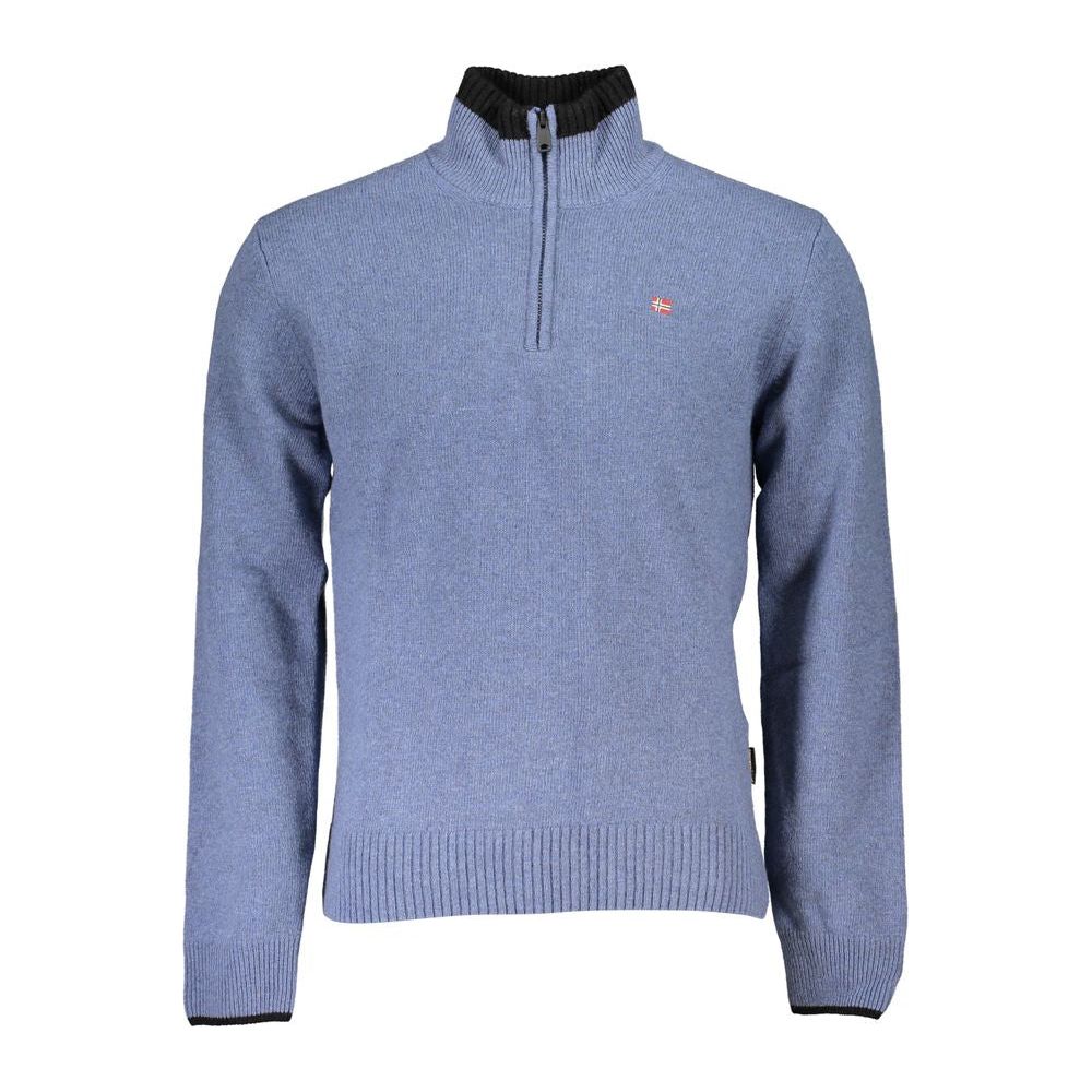 NapapijriChic Blue Half-Zip Sweater with Contrast DetailsMcRichard Designer Brands£169.00