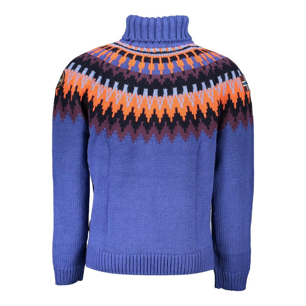 Napapijri Chic High Neck Contrast Sweater chic-high-neck-contrast-sweater