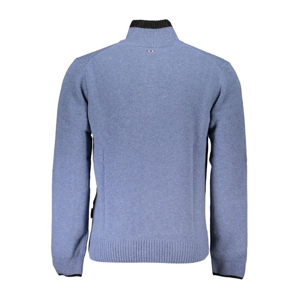 NapapijriChic Blue Half-Zip Sweater with Contrast DetailsMcRichard Designer Brands£169.00