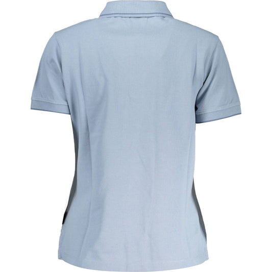Napapijri Chic Light Blue Short-Sleeved Polo chic-light-blue-short-sleeved-polo