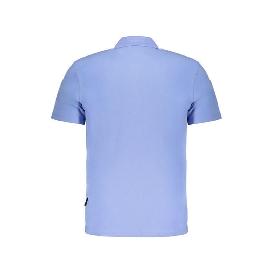 Napapijri | Light Blue Cotton Polo Shirt| McRichard Designer Brands   