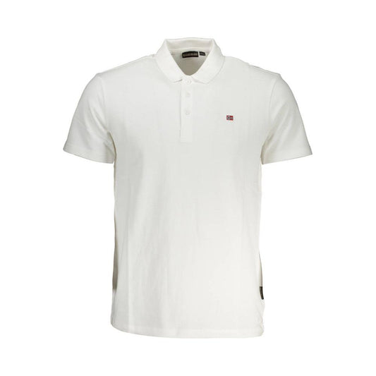 Elegant White Short-Sleeved Polo