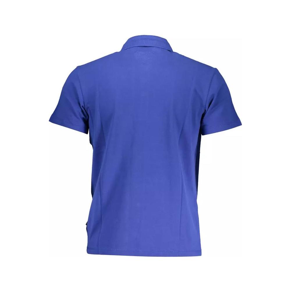 Napapijri Elegant Short-Sleeved Blue Polo elegant-short-sleeved-blue-polo-1