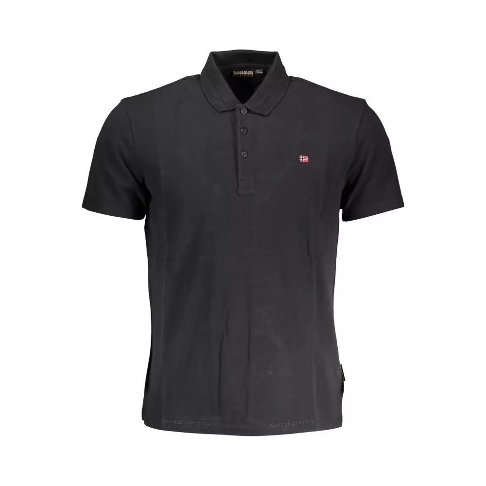 Napapijri Sleek Short-Sleeved Cotton Polo Shirt sleek-short-sleeved-cotton-polo-shirt