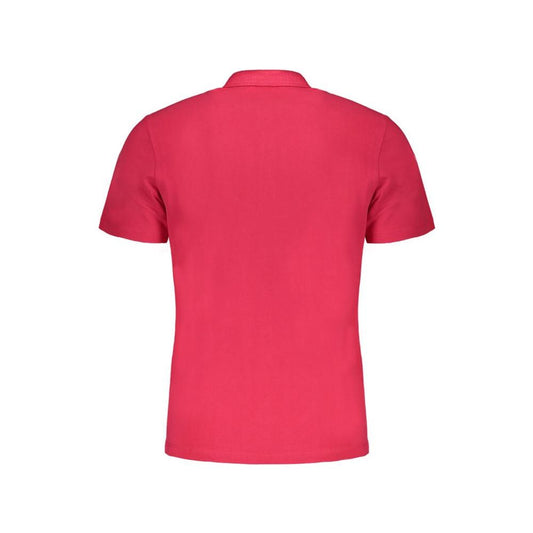 Napapijri Pink Cotton Polo Shirt pink-cotton-polo-shirt-3