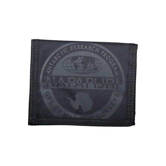 Napapijri Blue Polyester Wallet blue-polyester-wallet