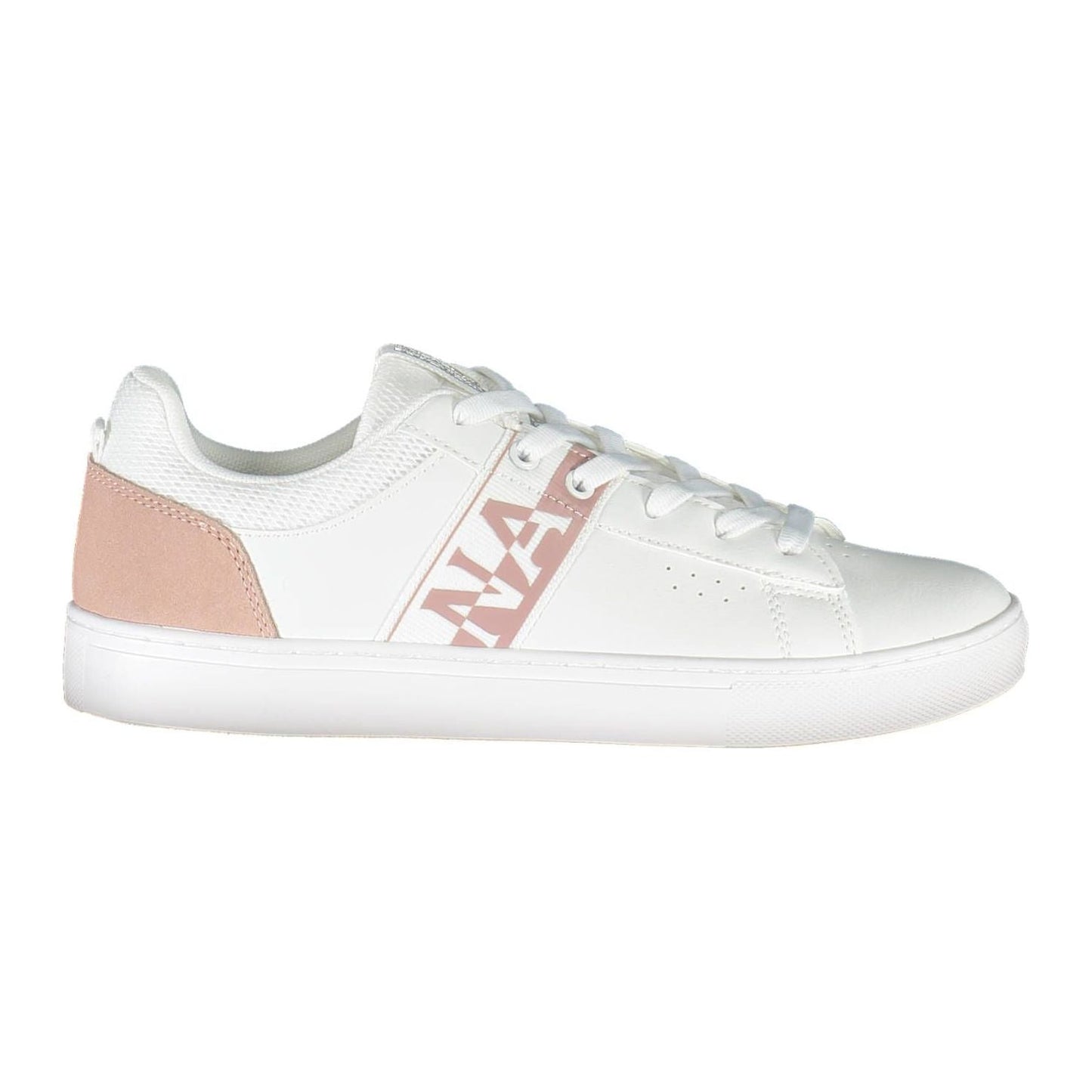 Napapijri Elevated White Sneakers with Contrasting Accents elevated-white-sneakers-with-contrasting-accents