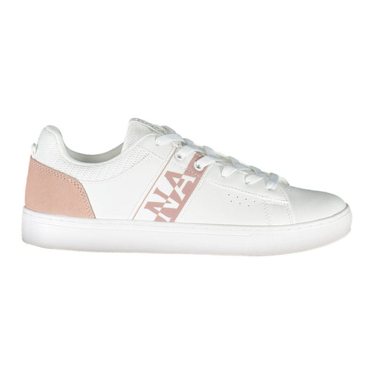 Napapijri | Elevated White Sneakers with Contrasting Accents| McRichard Designer Brands   