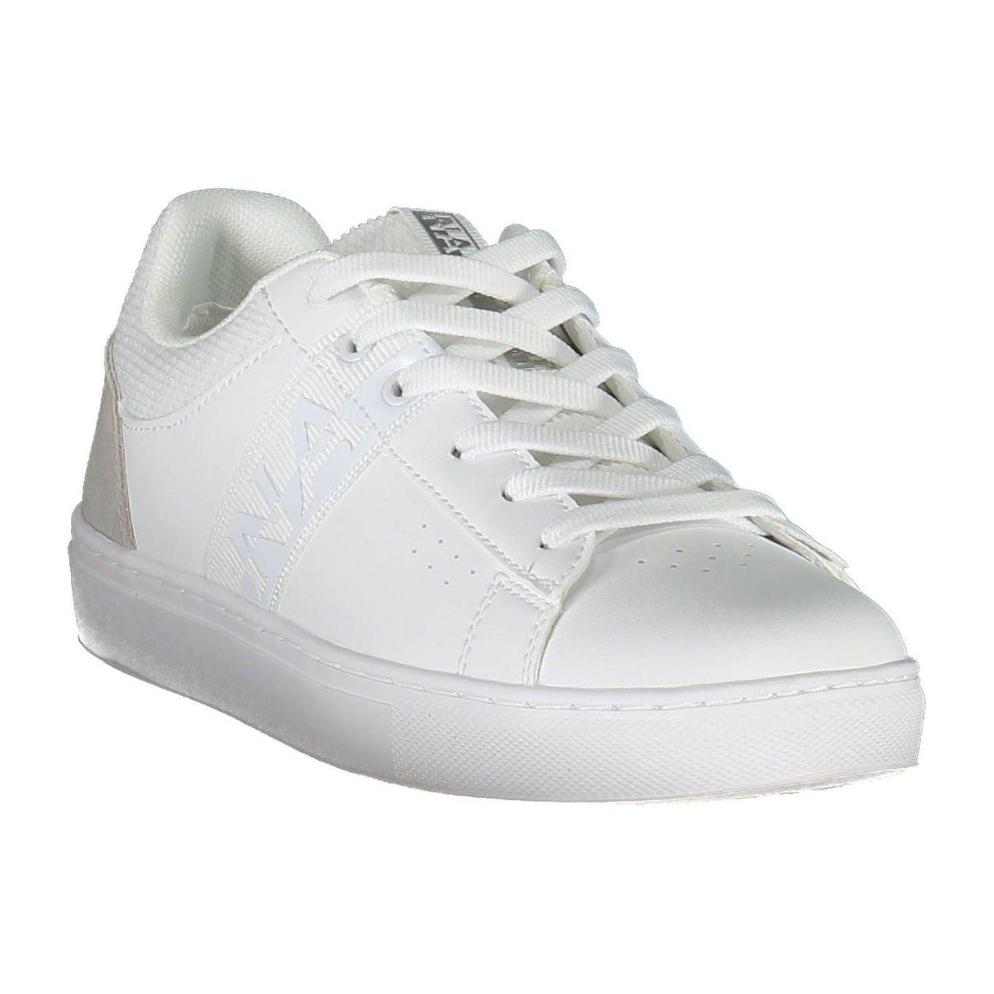 Contrast Lace-Up Sports Sneakers
