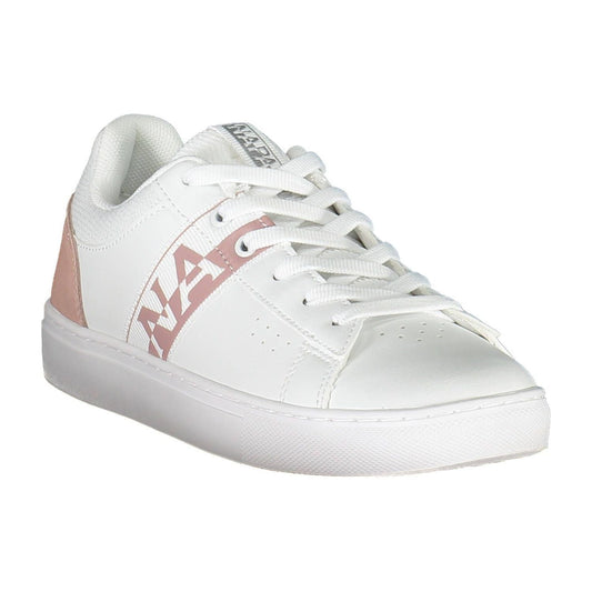 Napapijri Elevated White Sneakers with Contrasting Accents elevated-white-sneakers-with-contrasting-accents