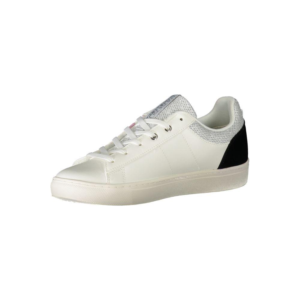 Napapijri White Polyester Sneaker white-polyester-sneaker-26