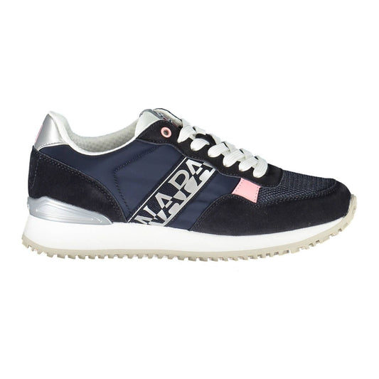 Napapijri Chic Blue Sneakers with Contrasting Details chic-blue-sneakers-with-contrasting-details