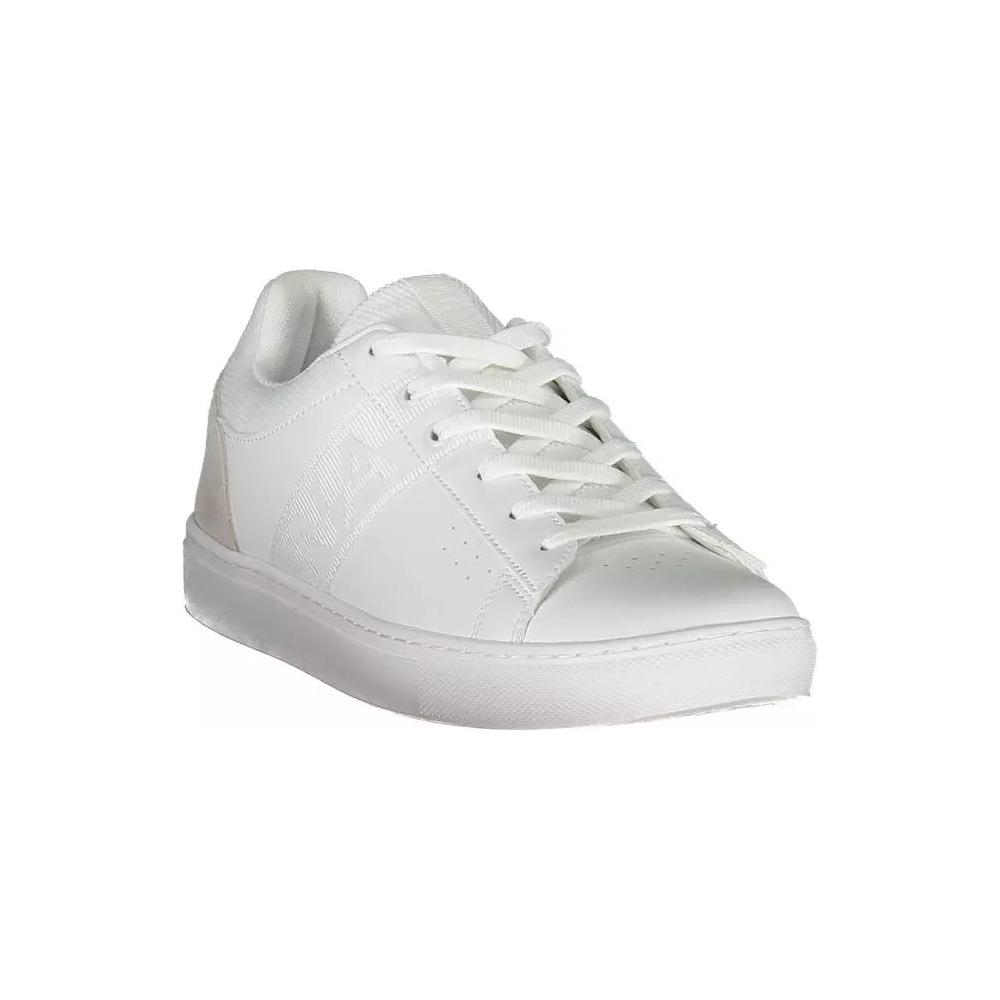 Napapijri Elegant White Lace-Up Sports Sneakers elegant-white-lace-up-sports-sneakers-1