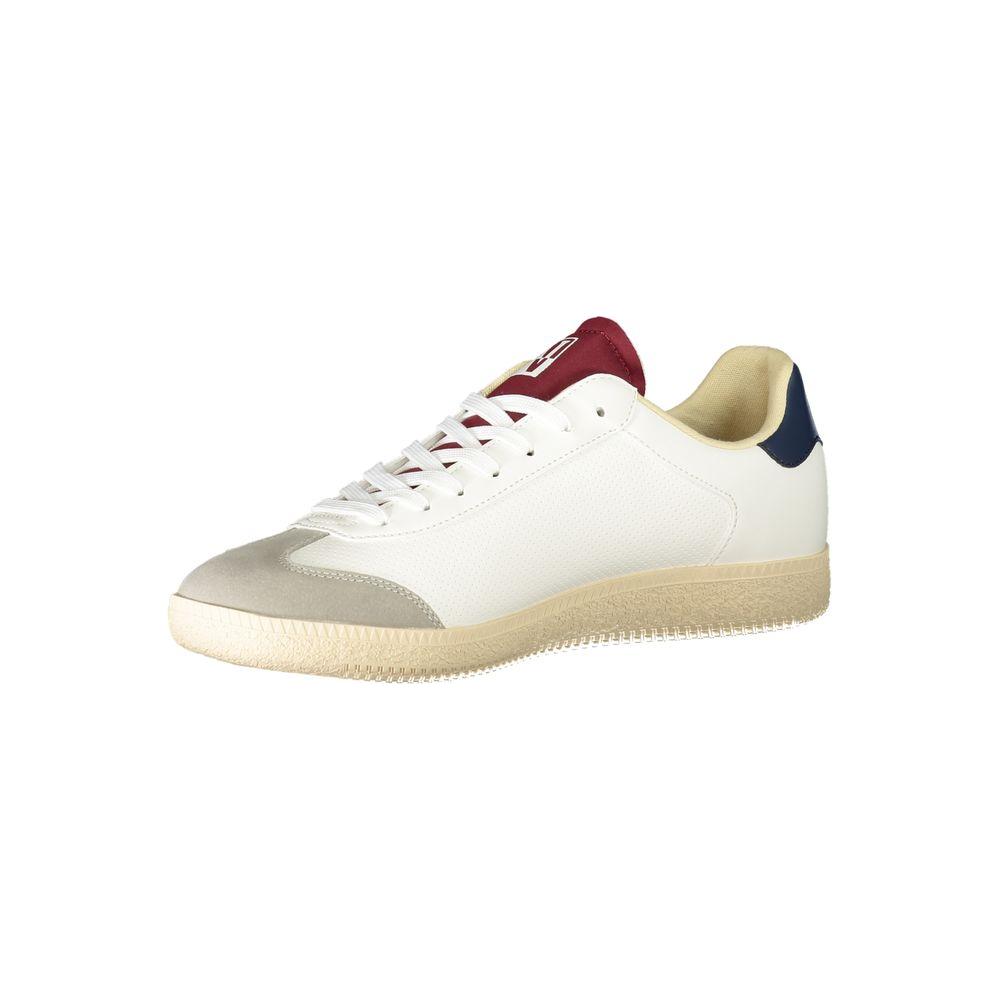 Napapijri White Polyester Sneaker white-polyester-sneaker-24