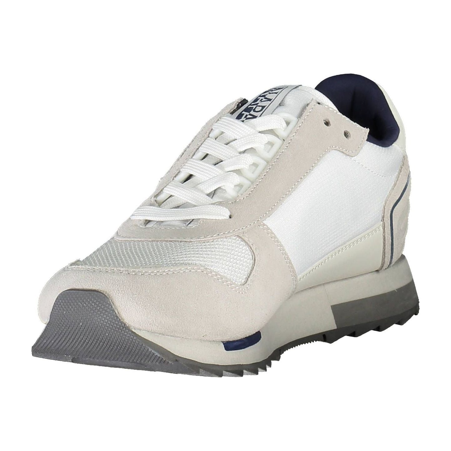 Napapijri Elegant White Laced Sports Sneakers elegant-white-laced-sports-sneakers