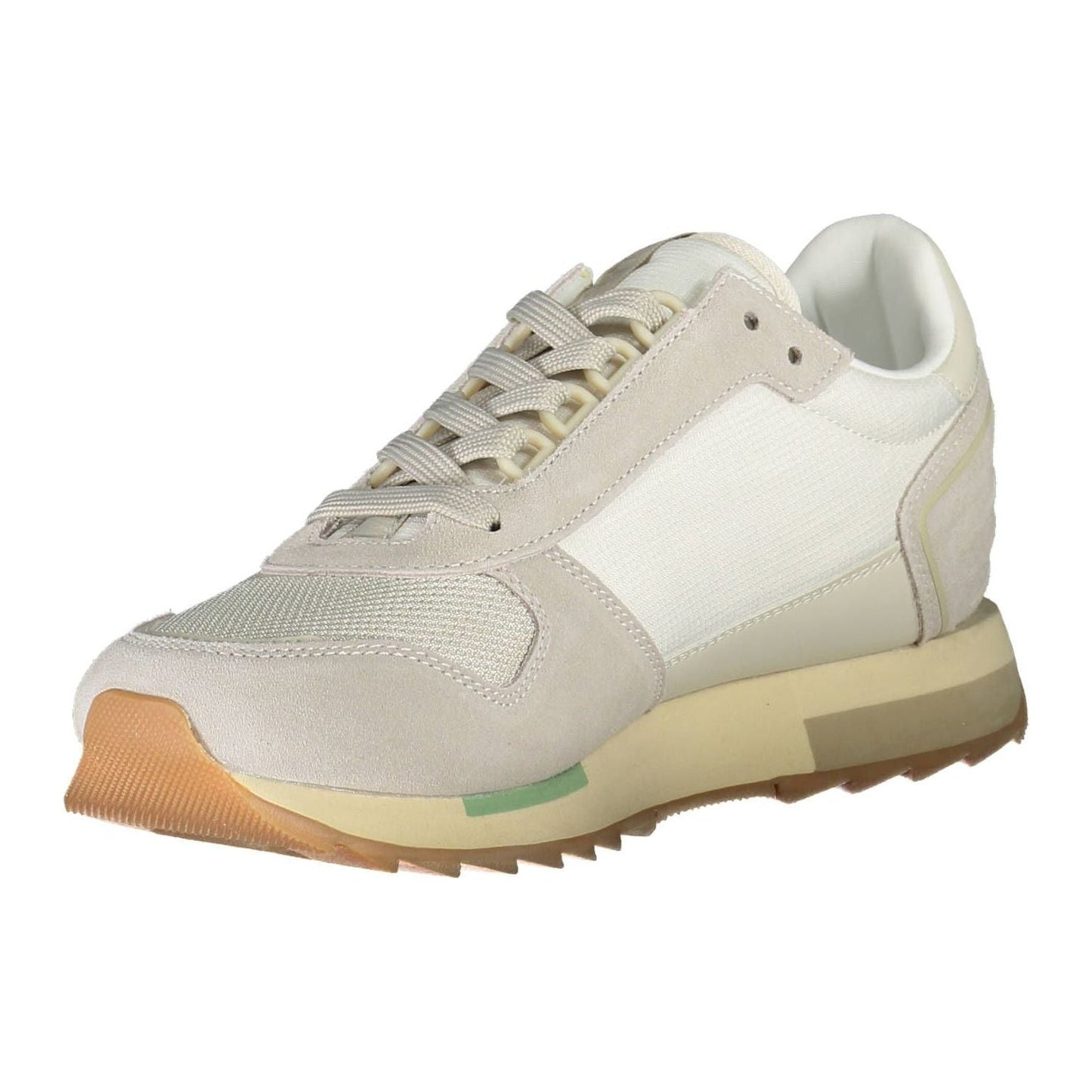 Napapijri Sleek White Sneakers with Contrasting Accents sleek-white-sneakers-with-contrasting-accents-1