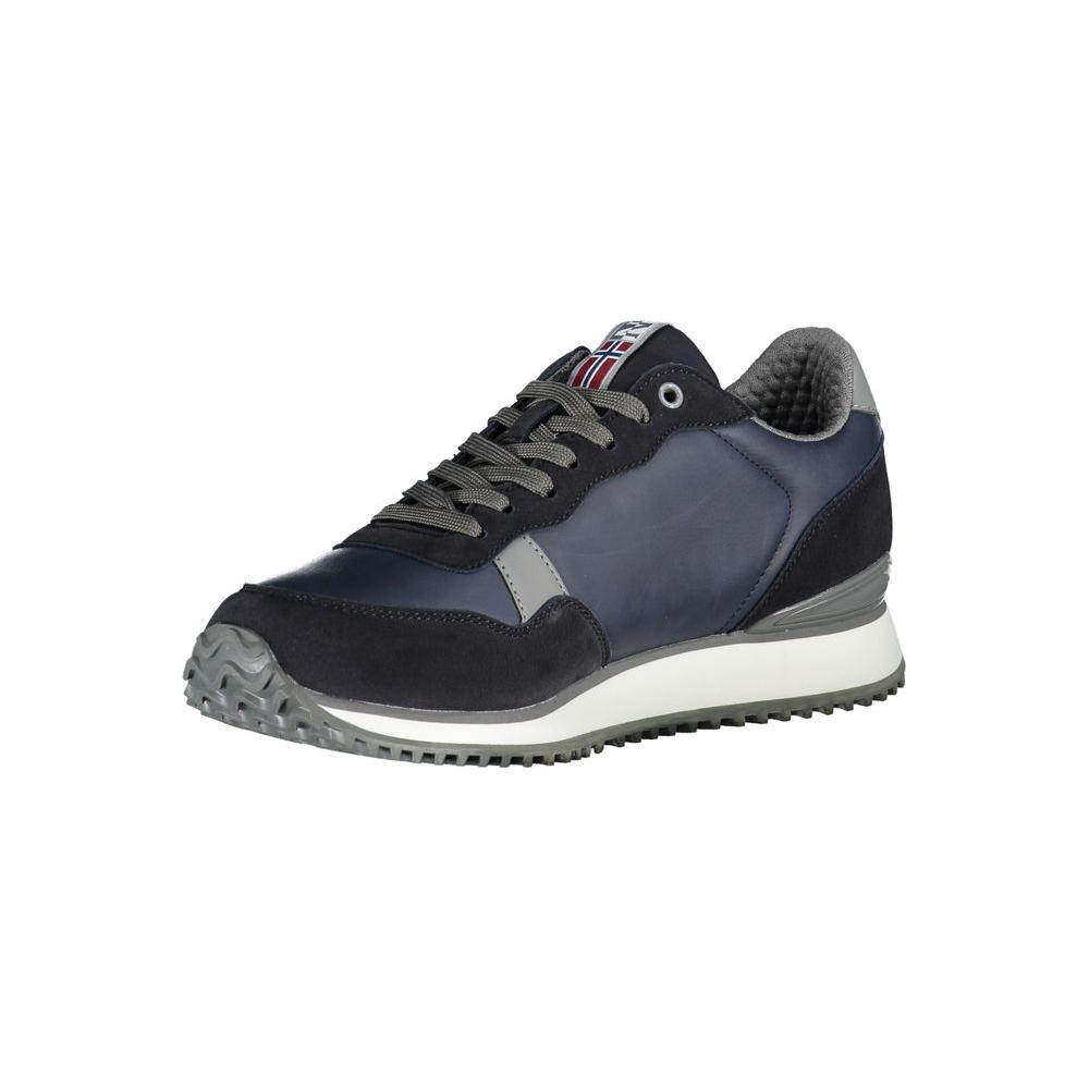 Napapijri Sleek Contrasting Sneakers with Signature Style sleek-contrasting-sneakers-with-signature-style