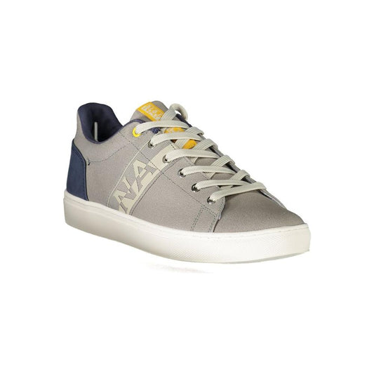 Napapijri Gray Polyester Sneaker gray-polyester-sneaker-5