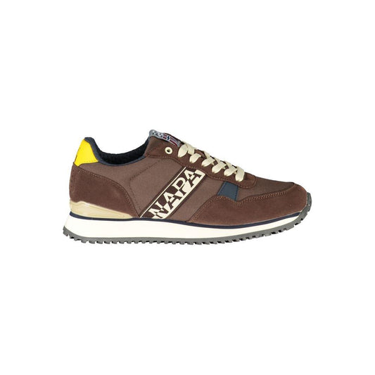 NapapijriChic Brown Lace-up Sneakers with Contrast DetailMcRichard Designer Brands£139.00